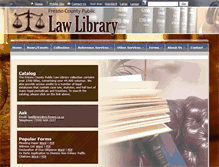 Tablet Screenshot of fresnolawlibrary.org